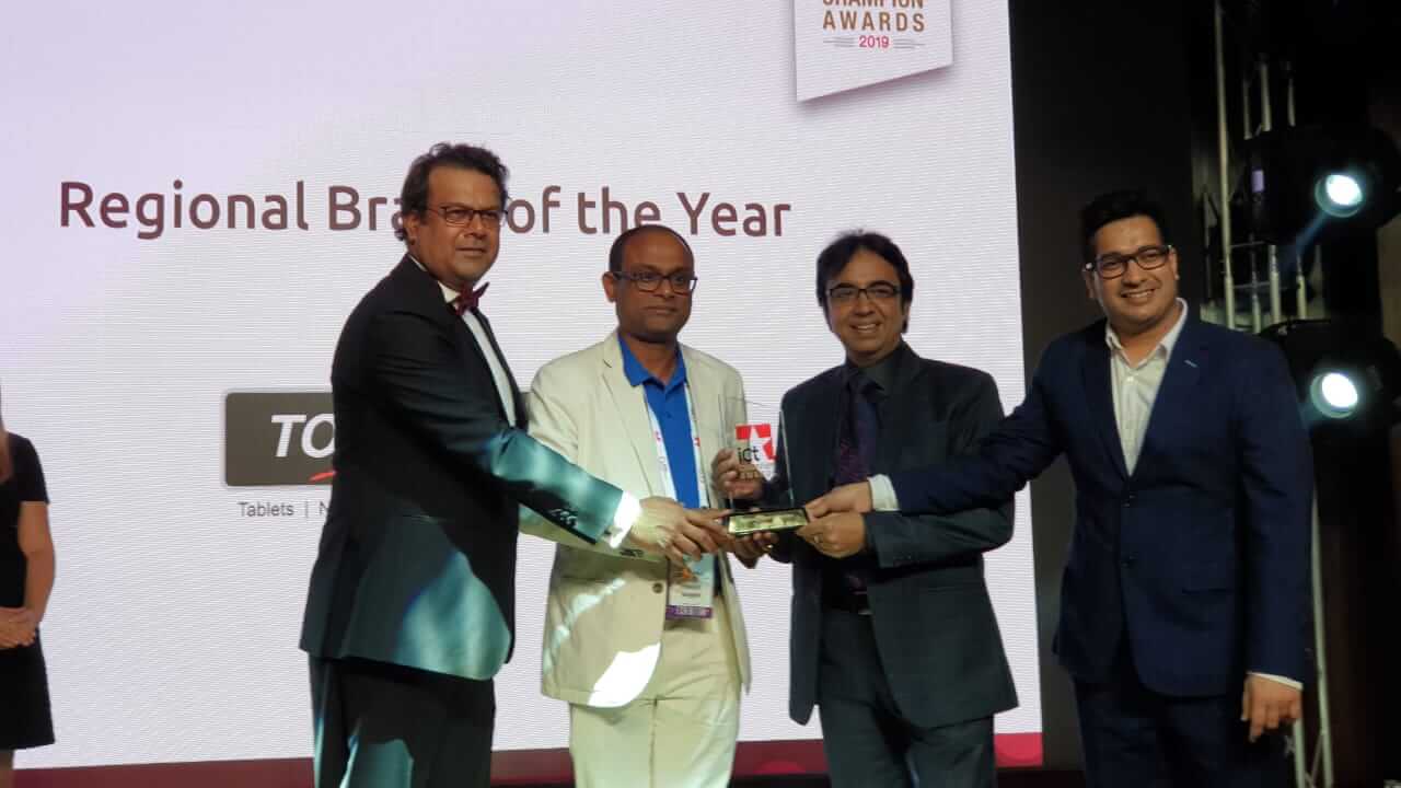 TOUCHMATE won Award for Regional Brand of the Year at ICT Champion Awards 2019